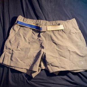 North face class v belted shorts